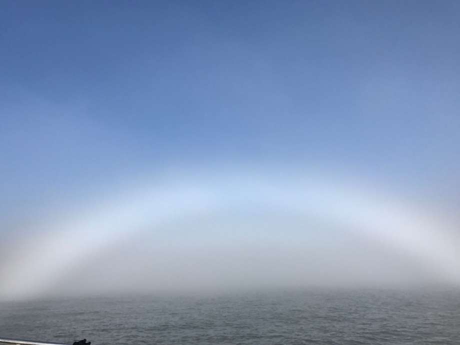 Tipos de arco iris - Arco iris de niebla