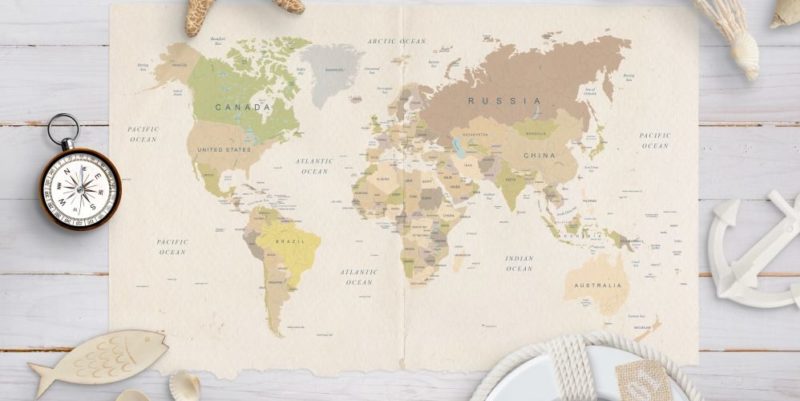 Definición de planisferio 