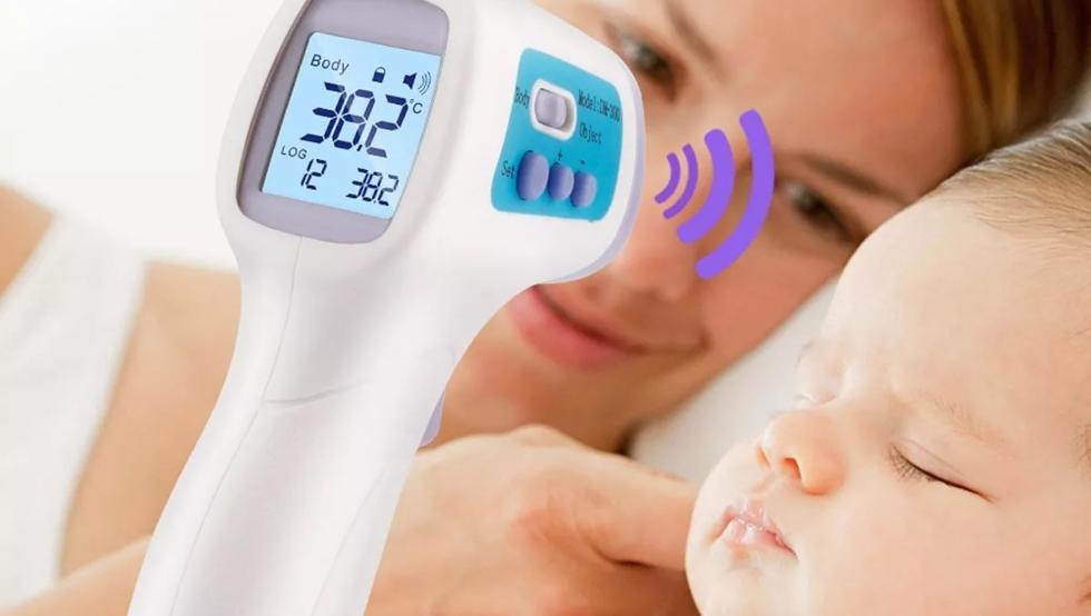 termómetro infrarrojo