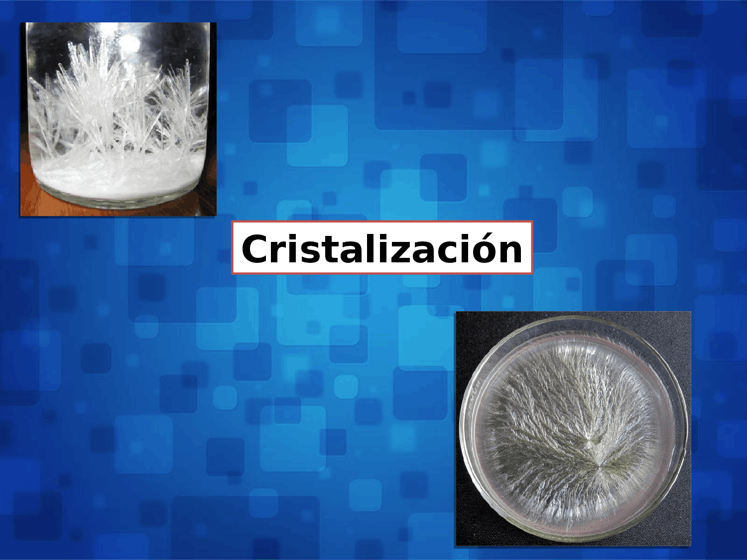 Definición de cristalización